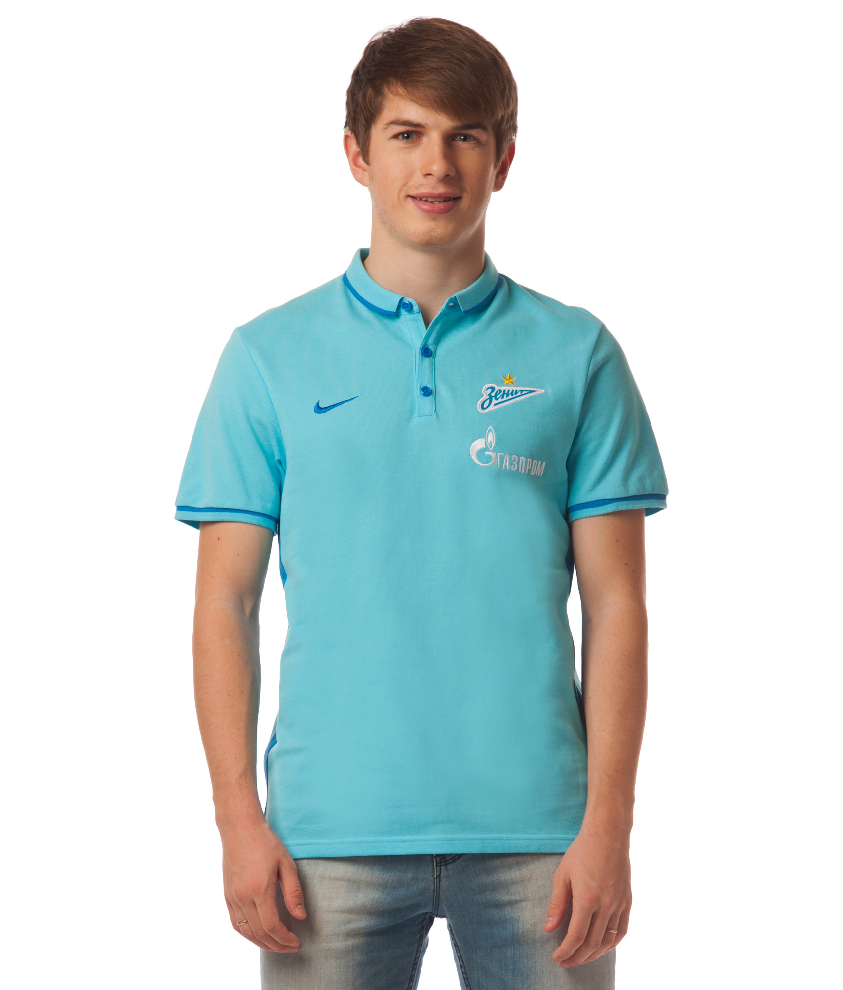 Поло  - Голубой цвет