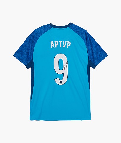 Домашняя игровая футболка ФК «Зенит» с автографом Артура