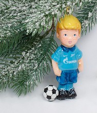 Новогодняя игрушка «Футболист»