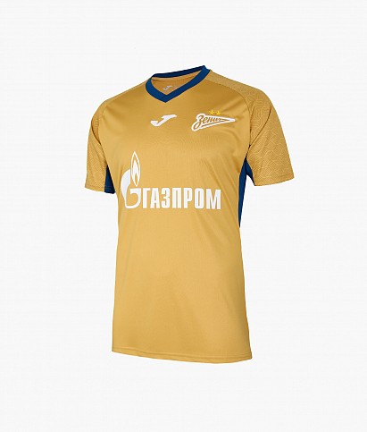 Игровая золотая футболка ФК «Зенит»